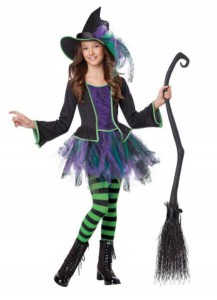 Halloween festive witch costume