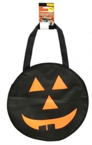 Halloween pumpkin treat bag
