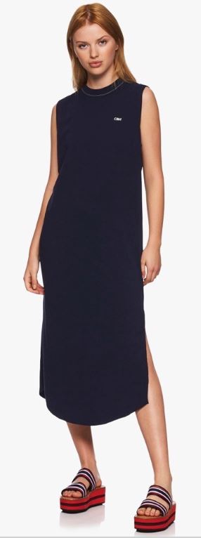 c&m logo tank dress